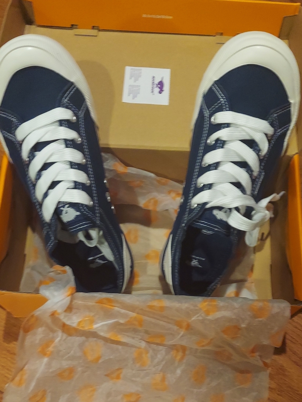 Rocket Dog Navy Canvas Sneaker with White Accents